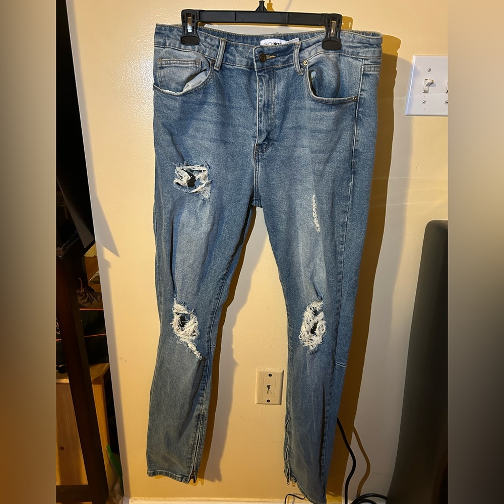 Fashionova Skinny Ripped Jeans